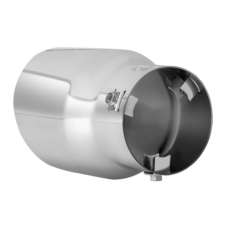 TriTrust Exhaust Tip, 2.5-3 inch inlet adjustable,Fit 2.5''/2.75''/3'' Outer diameter Tailpipe, 4.5'' Outlet 7'' Long Muffler Tip, Chrome Stainless Steel Tail Tip - Image 3